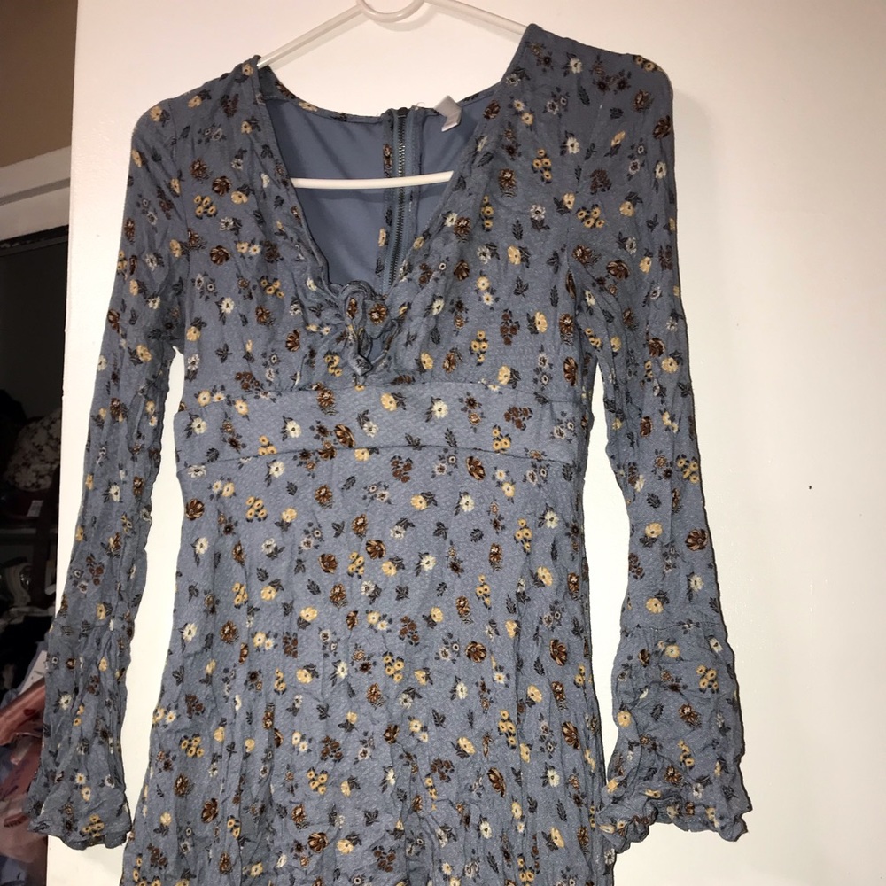 Blue Floral Dress